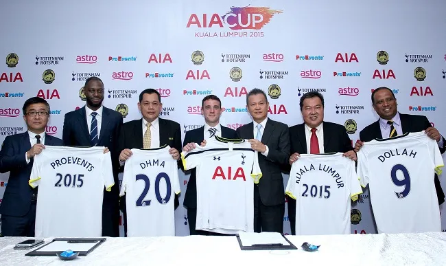 Tottemham Hotspur Heading to Malaysia for AIA Cup