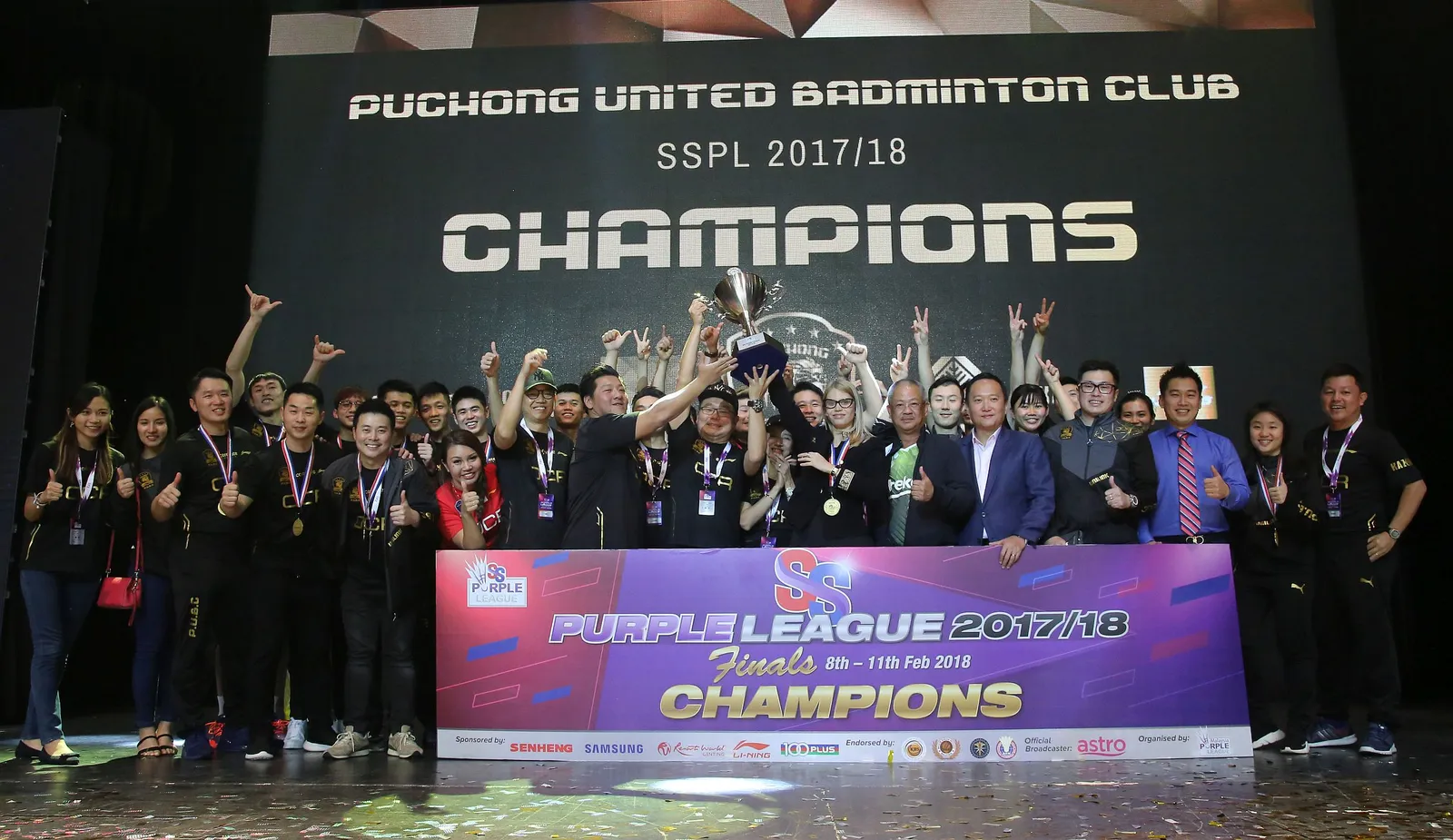 KB Puchong United Tepati Ramalan Muncul Juara SS Purple League 2017/18